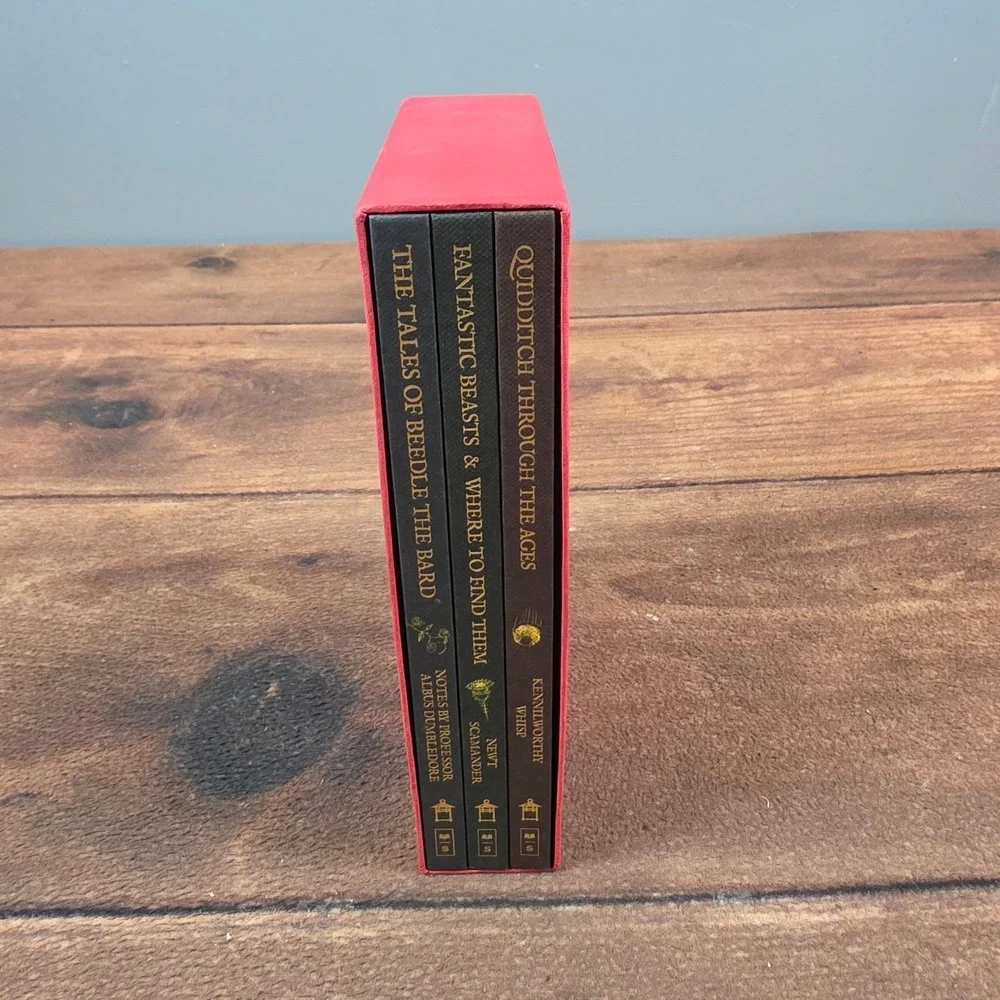 Scholastic Hogwarts Library Book Set Multicolor Good Hardcover Box Set 3 Books